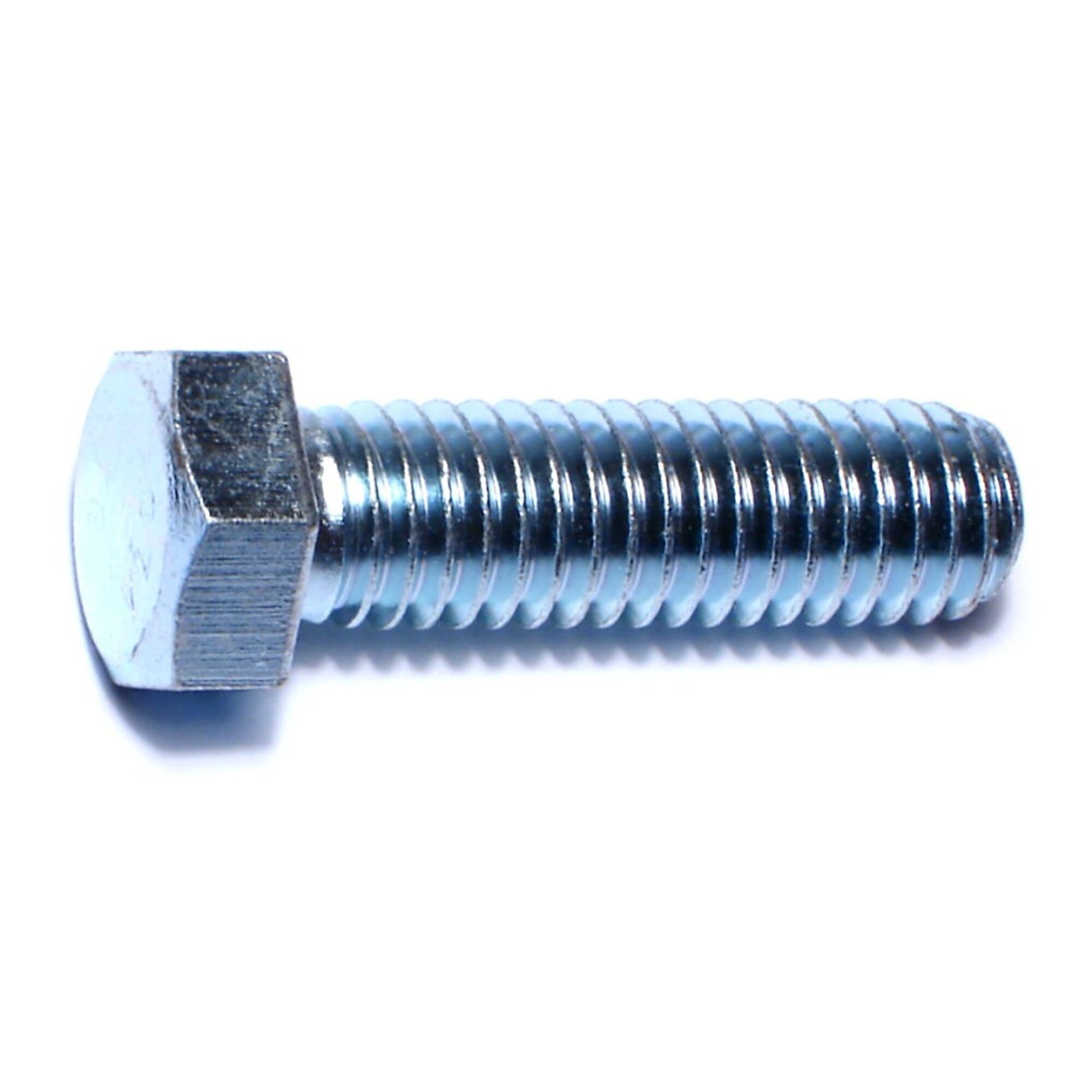 Midwest Fastener Hex Bolts - 7/16in.-14 x 1 1/2in., Zinc Plated, Grade 2/A307 Steel, Coarse Thread, 50 Pcs, Model# 00080